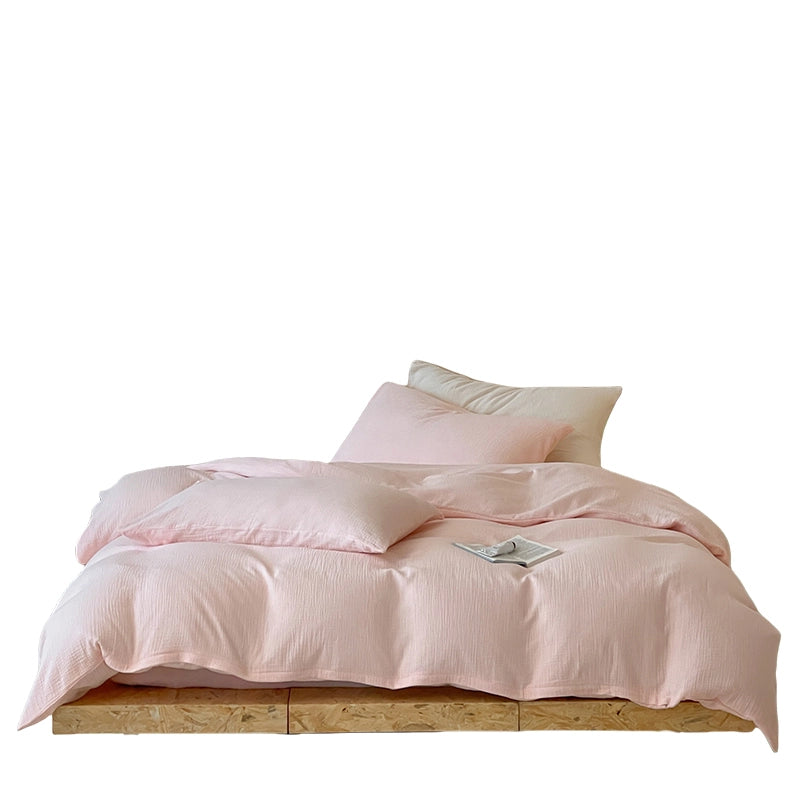 Breathable 100% Cotton Muslin Quilt Cover