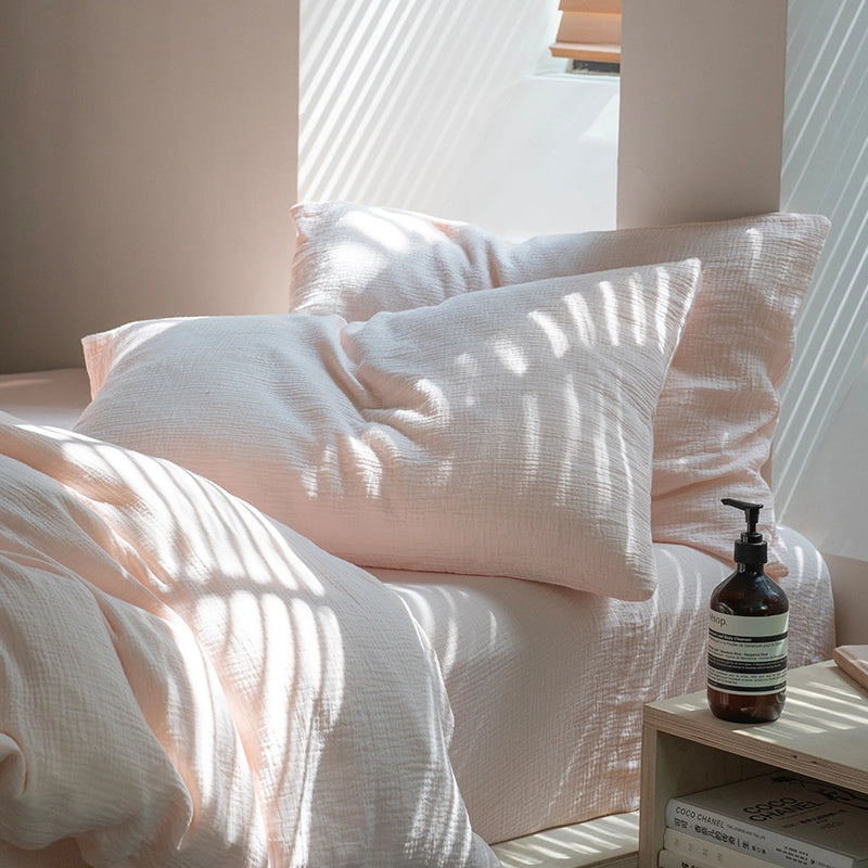 Breathable 100% Cotton Muslin Quilt Cover