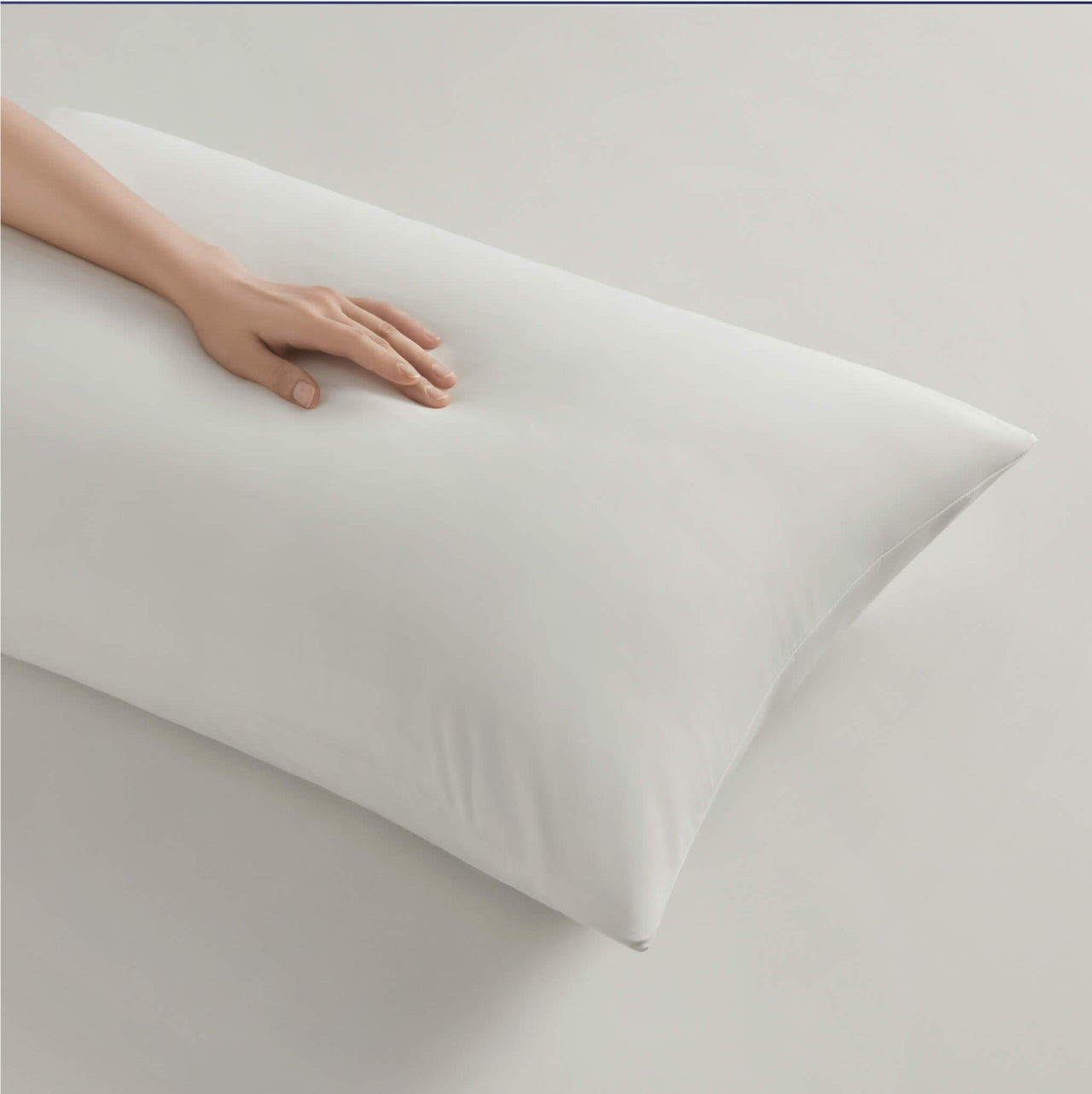 Hypoallergenic cooling pillowcase for temperature regulation during menopause