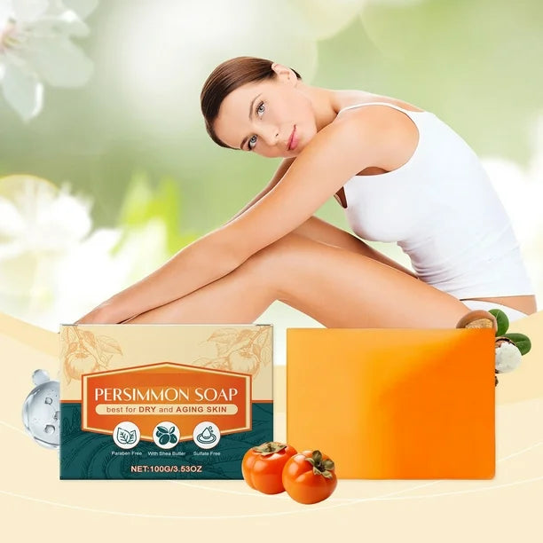 3 PCS Persimmon Soap Bar for Natural Odor Control
