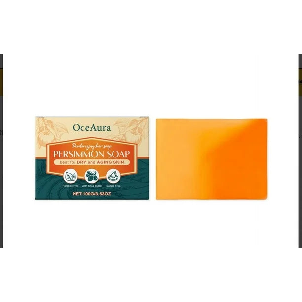 3 PCS Persimmon Soap Bar for Natural Odor Control