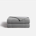gray comforter