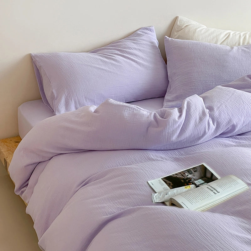 Breathable 100% Cotton Muslin Quilt Cover